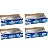 Rhino Aluminum Foil Heavy Duty 18 x 525 sf - (Pack of 4) Foil Aluminum Roll, 25 Microns Thick - C...