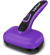 WOPQAEM Self Cleaning Slicker Brush for Dog, Cat, Skin Friendly Shedding & Grooming Tool for Long...
