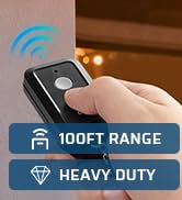 DEWENWILS Outdoor Remote Control Outlet, 15A Wireless Remote Control Switch, 100FT Control Range ...