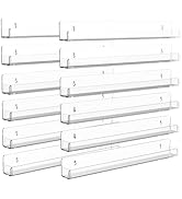 SOVQUEST Nail Polish Shelf Wall 15 Inch Acrylic Clear Rack Sunglass Organizer Multi-Purpose Float...