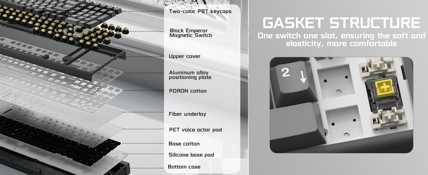 black wired gaming mechanical keyboard