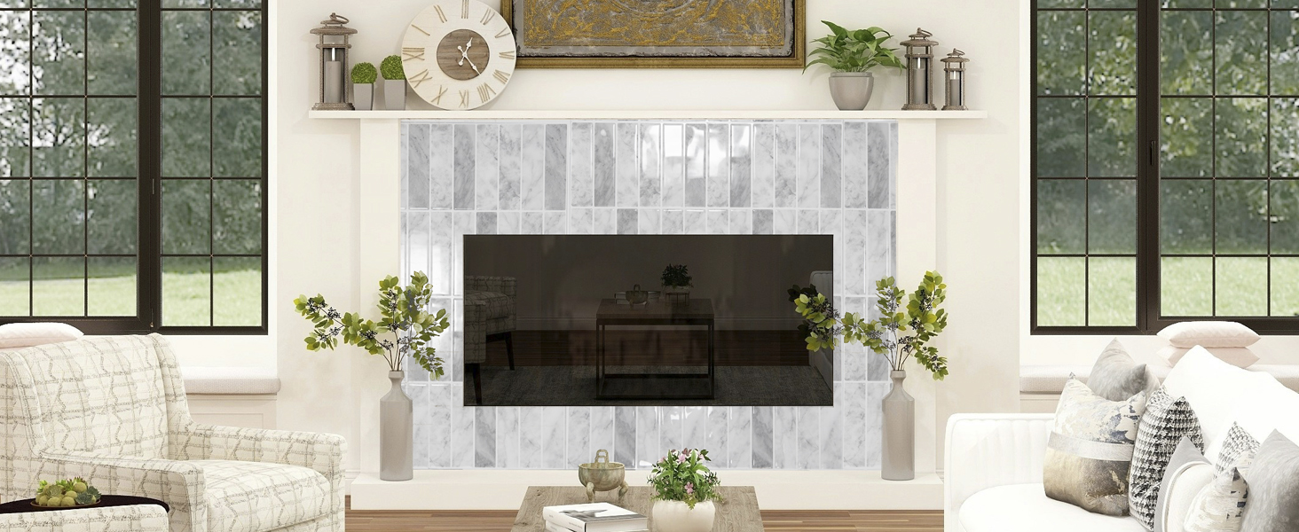 Art3d Thickened Vinyl Peel and Stick Backsplash Tile