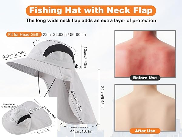 mens sun protection hat