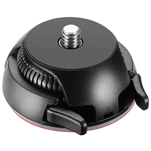 flat and curved adhesive mount with quick release buckle