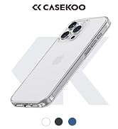 CASEKOO for iPhone 16 Pro Case Crystal Clear, Never Yellow Technology Clear