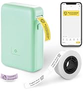 vretti Label Maker Machine with Tape, HP2 Portable Bluetooth Label Printer for Storage, Shipping,...