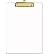 Piasoenc Acrylic Clipboards, Fashion Clear Clipboard, Stardard Letter Size Clip Board, A4 Size 12...