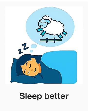 sleep better with orange blue light blocking glasses from THL SLEEP