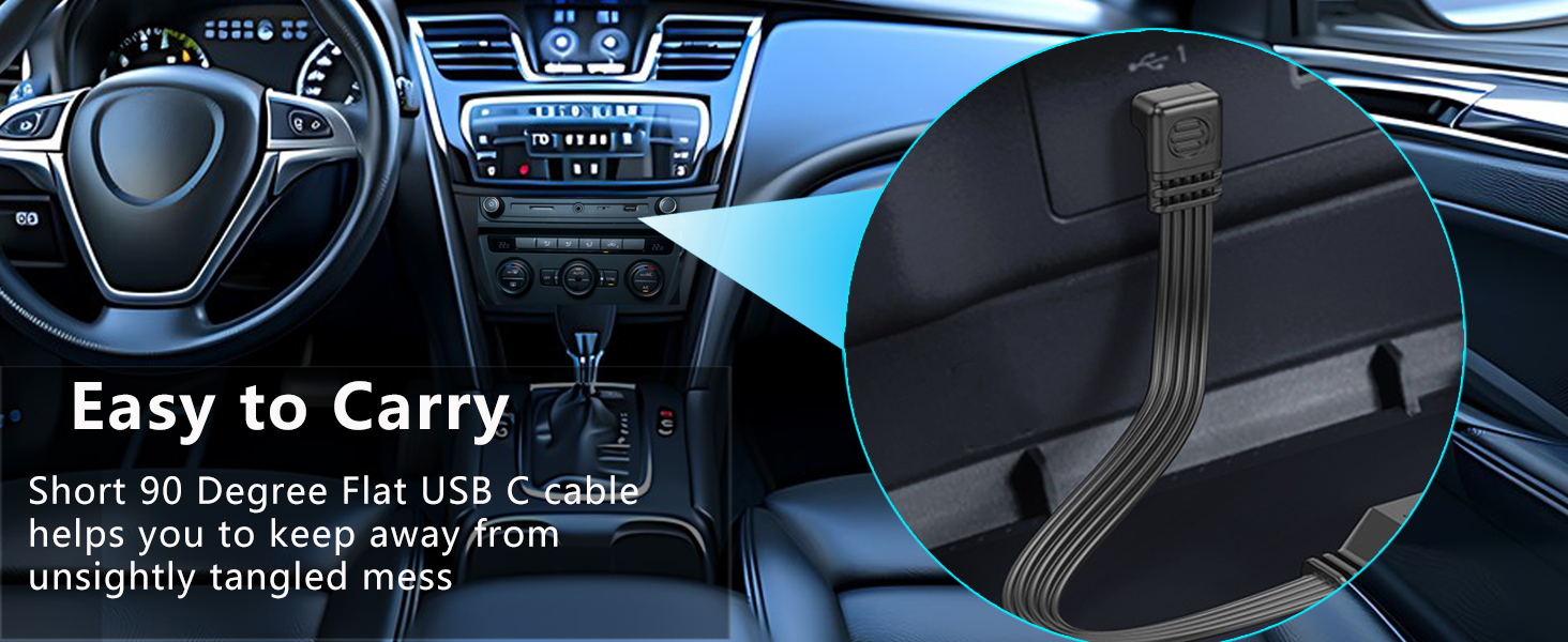 Right Angle USB-C Cable