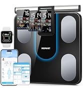 Smart Scale for Body Weight, INSMART 8-Electrode Bathroom Scale with BMI Body Fat Muscle Mass, 56...