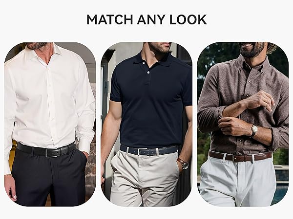 leather casual belts for jeans