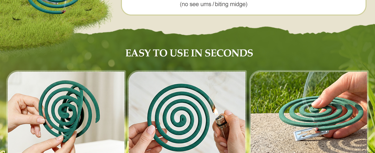 mosquito repellent coils outdoor