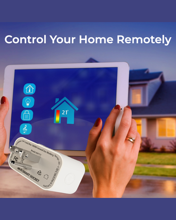 smart plug 2.4 GHz Wi-Fi 15A/1800W FCC certified remote control scheduling grouping home automation