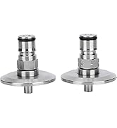 1.5in Tri Clamp To Homebrew Beer Conry Keg Ball Lock Post,lock Post Adapter,2pcs 304 Stainless St...