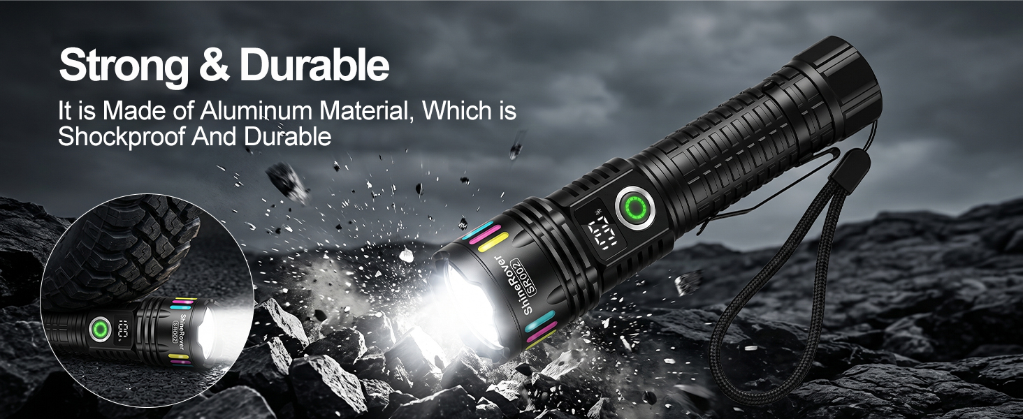 Shockproof Super Bright LED Flashlight
