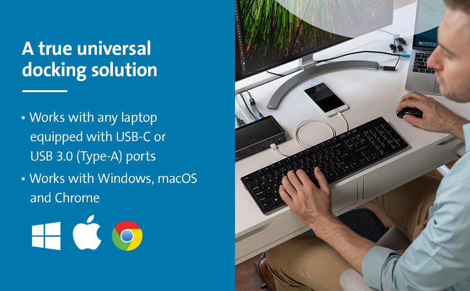 SD4700P Universal USB-C and USB 3.0 Docking Station