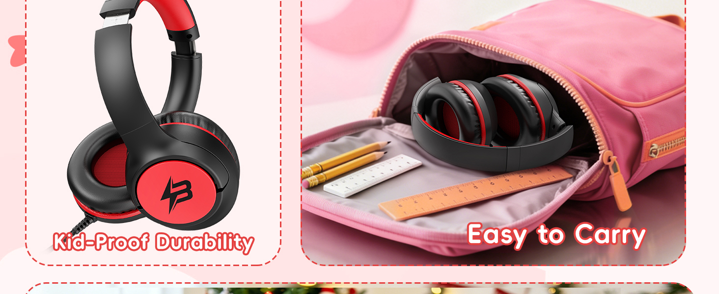 kids headphones for school