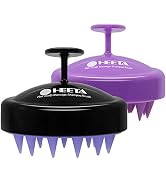 HEETA 2 Pack Hair Scalp Massager Shampoo Brush for Hair Growth, Hair Scalp Scrubber with Soft Sil...