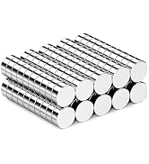 120Pcs Small Magnets for Crafts, 5x2MM Tiny Magnets, Strong Rare Earth Magnets Small Round Refrig...