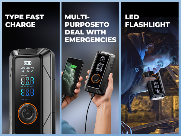 Tire Inflator Portable Air Compressor