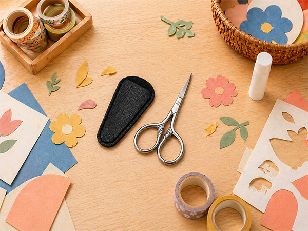 Small scissors sharp precision scissor with case 11