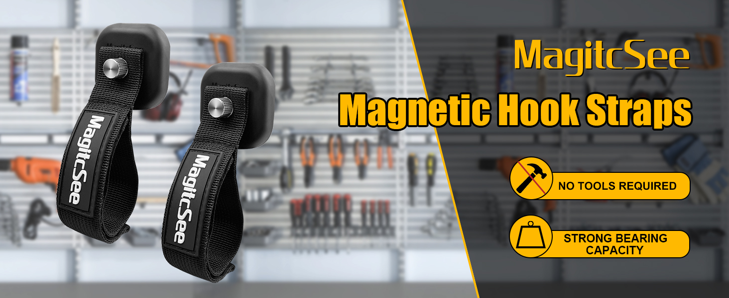 heavy duty magnetic hook straps