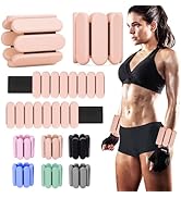 YOVKOK Adjustable Ankle Weights for Women Men,Wrist Weights set for Walking Running,1 Pair (1Lbs ...