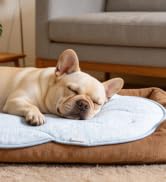BECEMURU Dog Cooling Mat - 36" x 23" Reversible Cooling Pad for Crate, Kennel, Bed, Sofa - Machin...