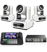 Tenveo 4K PTZ Camera Bundle/Kits - 4K 20X NDI AI Humanoid & Face Auto-Tracking 3G-SDI/HDMI/USB3.0...