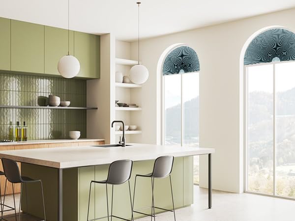 Arch Window Shade Blackout Cellular Shades