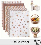 VGOODALL 100 Sheets Tissue Paper Bulk, Metallic Rose Gold Wave Stripe Tissue Paper for Gift Wrapp...