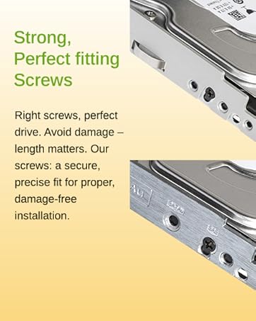 4 strong mounting screws and amount of extra screws