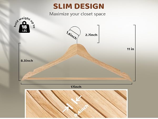 wood hangers