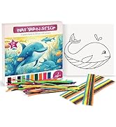 Bofoho 120pc Sea Life Art Crafts Wax Yarn Sticks Non-Toxic Bendable Sticky Material in Bulk. Perf...