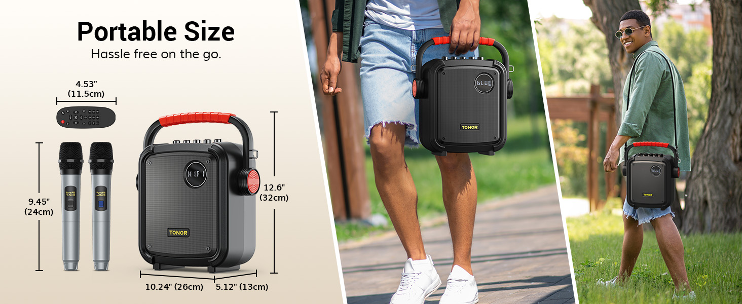 Portable.Karaoke.Machine.with.2.microphones