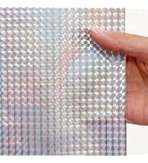 Ga-Geetopia Holographic 3D EVA Shower Curtain Liner Ice Cube, 72x72 Medium Weight Clear Plastic B...