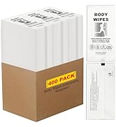 Body Wipes for Women and Men Individually Wrapped Face and Body Wipes, Bath Wipes for Adults No R...