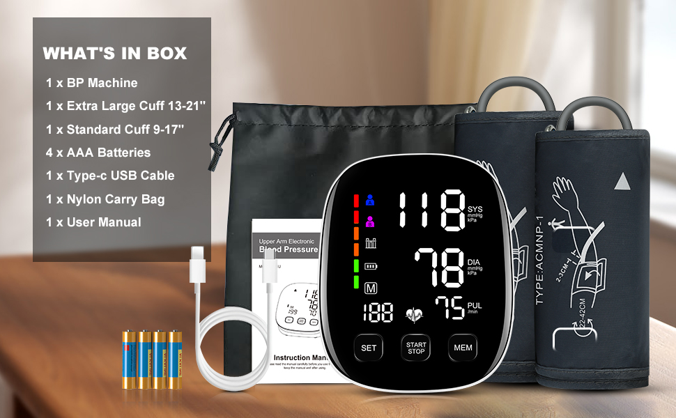 blood pressure monitors for home use xl cuff