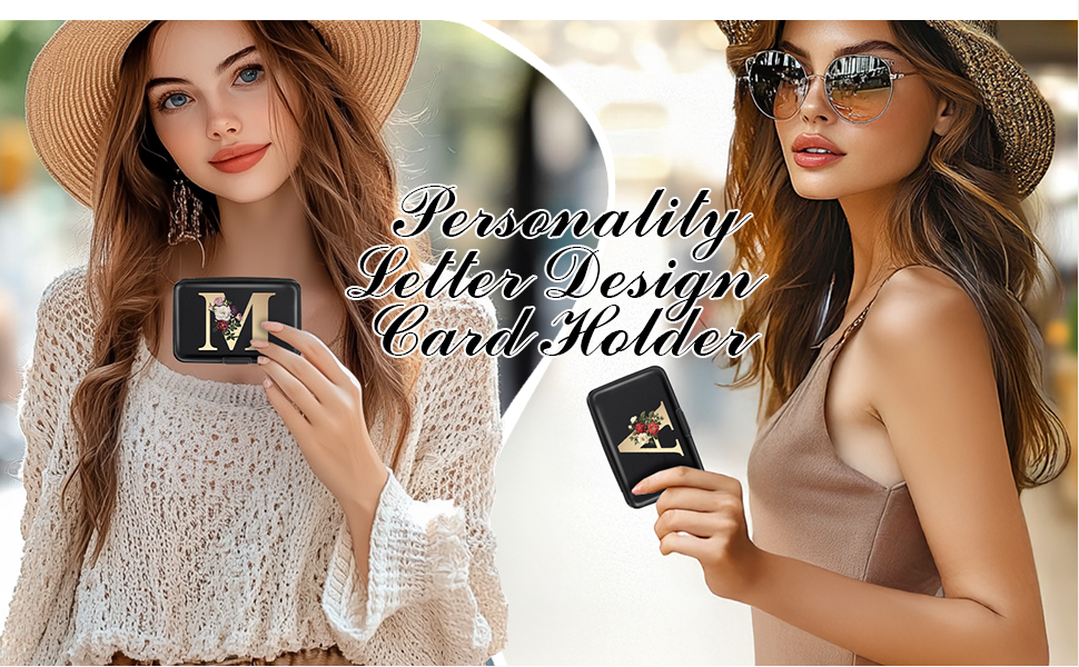 Personalized Letter Card Wallet