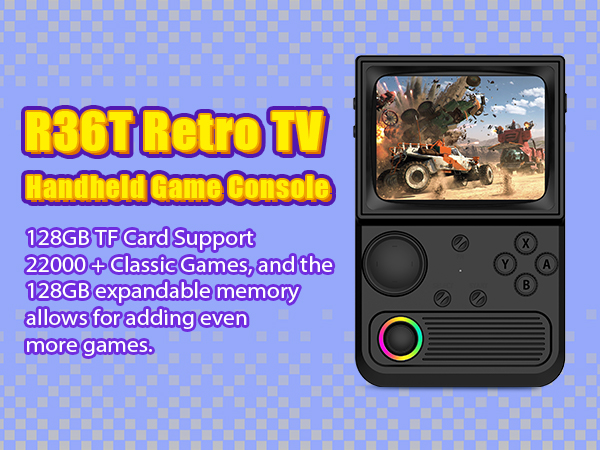 New Upgrade R36T RetroHandheldGameConsole