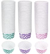HARFINGTON Standard Cupcake Baking Cups Oven Safe 3 Color