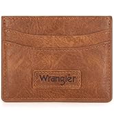 Montana West X Wrangler Small Credit Card Holder for Women Rfid Blocking Credit Wallet WG200-W054BR