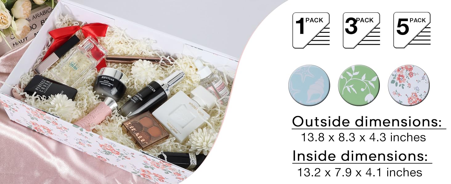 Gift Box with Magnetic Lids