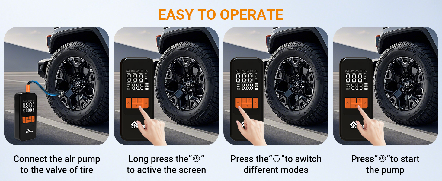 Tire Inflator Portable Air Compressor
