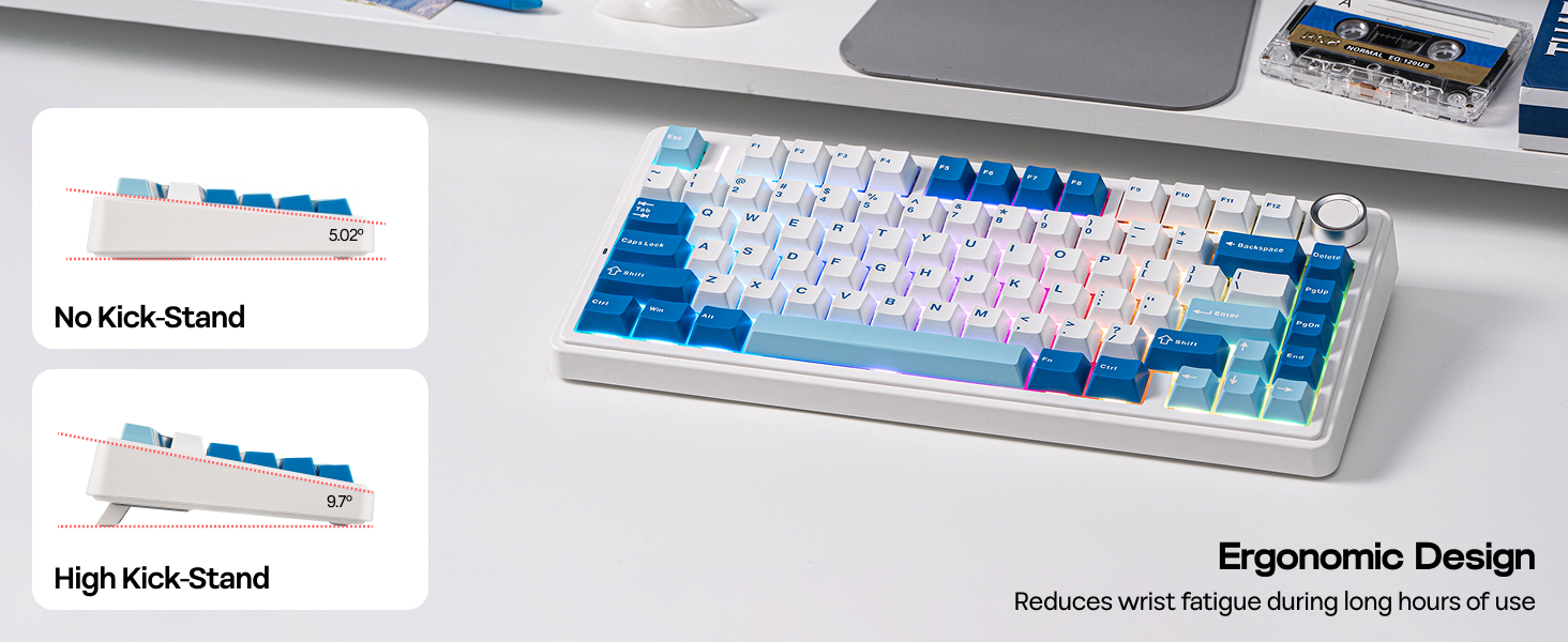 F75 wireless gaming keyboard