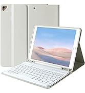 Keyboard Case for iPad 9th Generation 2021/8th Gen/7th Gen 10.2 Inch, Detachable Wireless with Pe...
