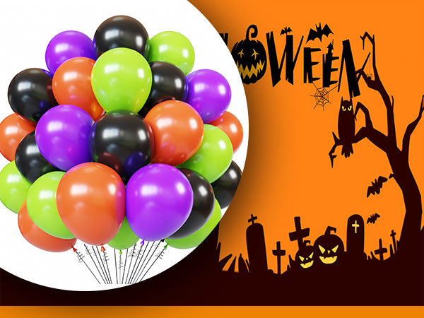 Halloween balloons
