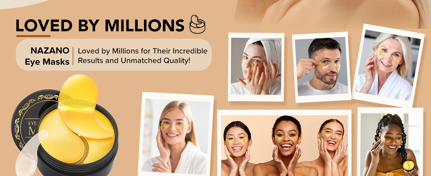 NAZANO Eye Masks Loved by Millions for Their Incredible Results and Unmatched Quality