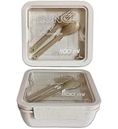 RMAMSCOV Bento Box Adult Lunch Box, Meal Prep Container, Lunchable Food Container with Utensils, ...