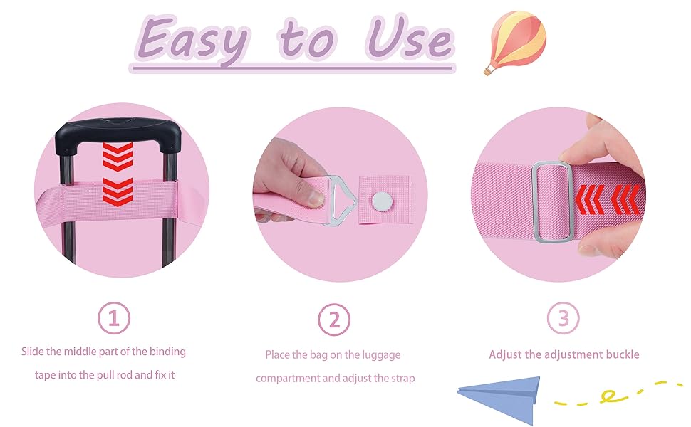 Travel Belt for Luggage